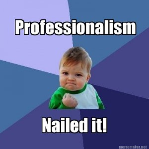 professionalism